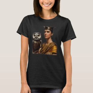 Greek Goddess Athena In Intricate Armorplate No He T-Shirt