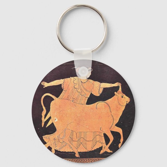 Greek Goddess Europa Keychain (Front)