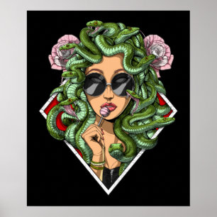 Greek Goddess Medusa Poster