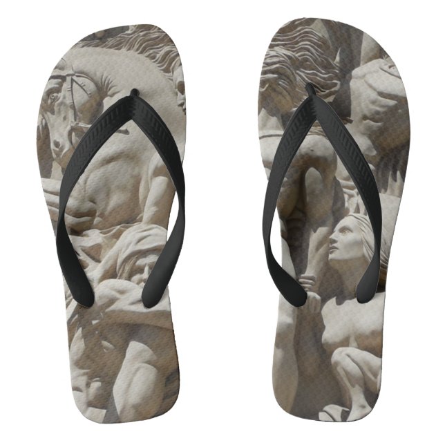 Greek Gods Flip Flops (Footbed)