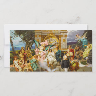 Greek Gods on Mount Parnassus Card