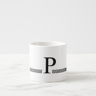 Greek Initial Espresso Cup