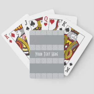 Greek-Inspired custom playing cards