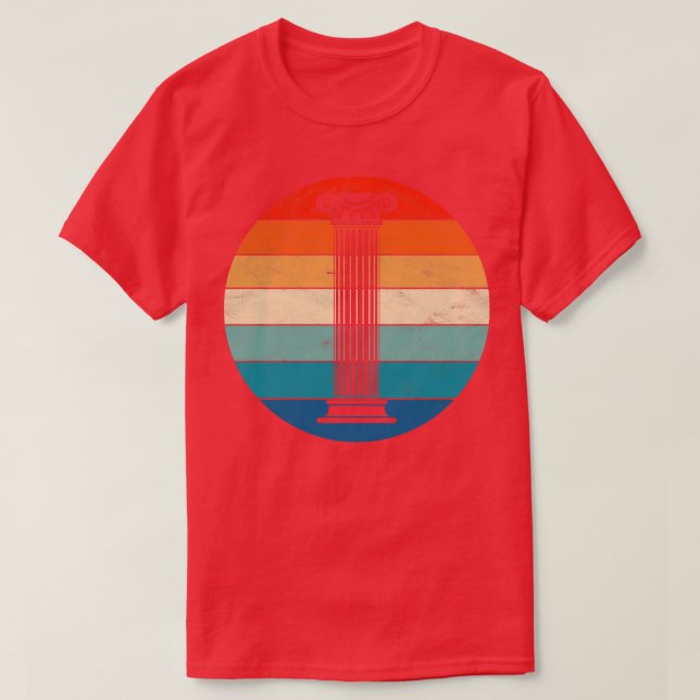Greek Ionic Column T-Shirt (Design Front)