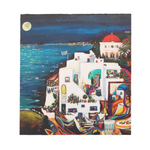 Greek Island Dreams Notebook Notepad