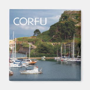 Greek Island of Corfu Photo Magnet