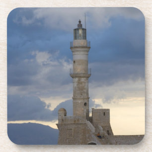 Greek Island of Crete and old town of Chania 2 Coaster