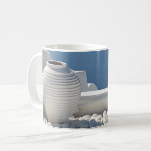 Greek Island Urn Photo Mug