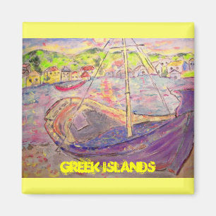 greek islands magnet