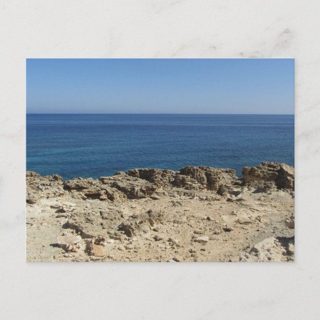 Greek Islands Mediterranean Landscape Holiday Postcard (Front)