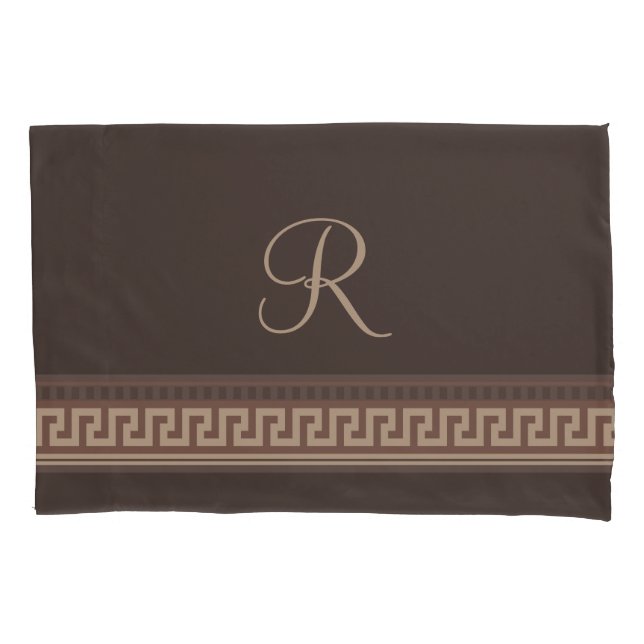 Greek key border pillowcase (Front)