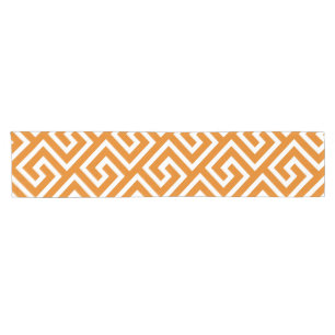 Greek Key Classic Square Swirl Pattern Short Table Runner