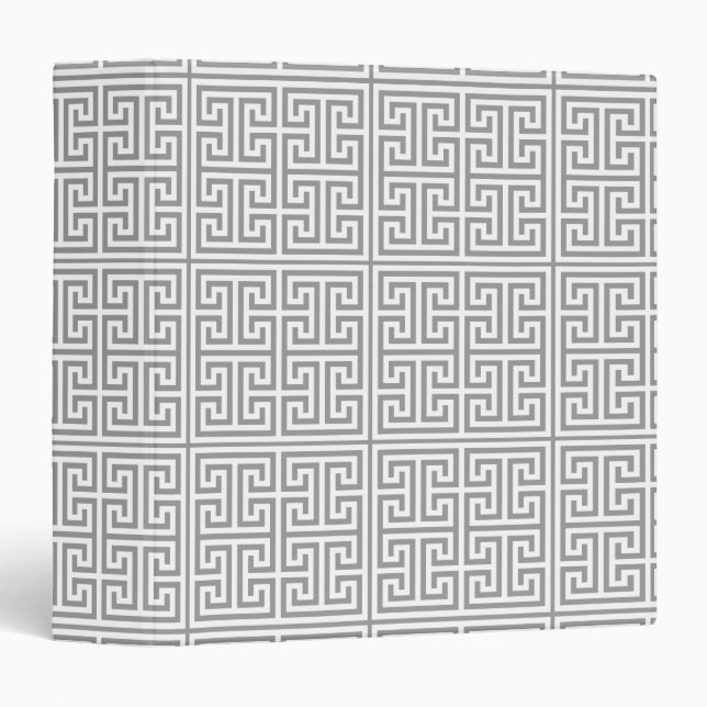 Greek Key Design Binder (Front/Spine)