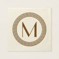 Greek Key Design Monogram