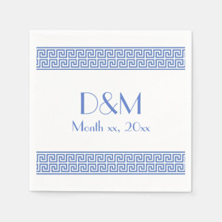 Greek Key Design Napkin