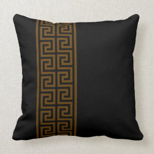 Greek Key Design Throw Pillow