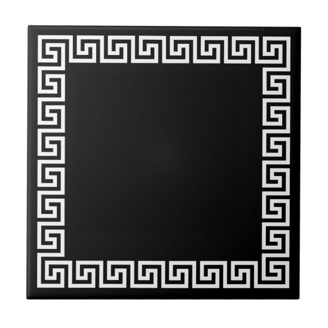 Greek Key Design Tile (Front)