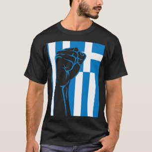 Greek Key Greek Pride OPA Hellas Greece Greek Flag T-Shirt