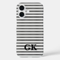 Greek key meander pattern personalized