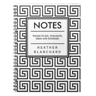 Greek Key Notebook