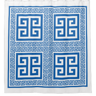 Greek Key Pattern Blue And White