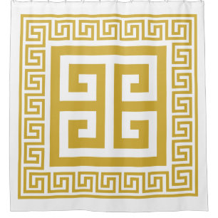 Greek Key Pattern Golden Design