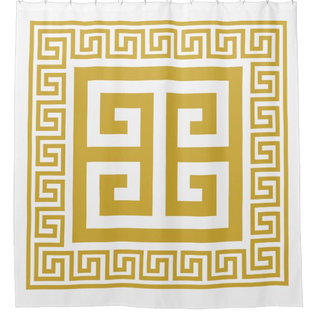 Greek Key Pattern Golden Design (Front)