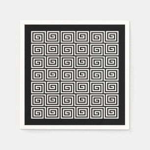 Greek Key Pattern Napkin