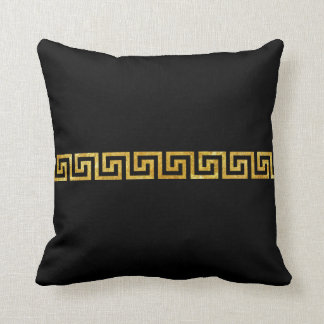 Greek Key Pattern Throw Pillow