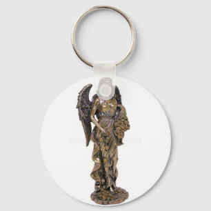GREEK LADY FORTUNA STATUE KEYCHAIN
