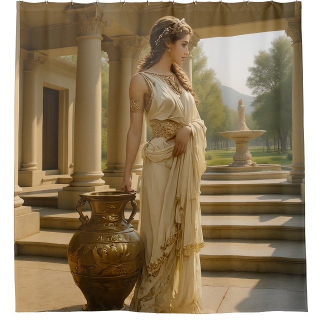 Greek lady in an Ancient Temple (Front)