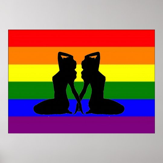 Lgbt Ally Rainbow Gay Pride Flag Poster By Magnum