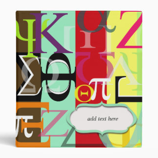 Greek life binder.. customize spine w/ ur sorority binder