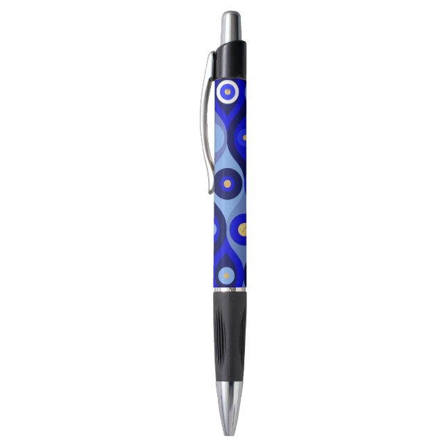 Greek Mati Mataki - Matiasma Evil Eye blues Pen (Top (Vertical))
