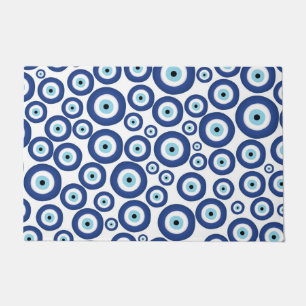 Greek Mati Mataki - Matiasma Evil Eye Pattern #1 Doormat