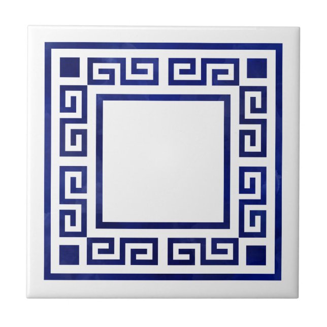 Greek Meander - Greek Key Tile (Front)