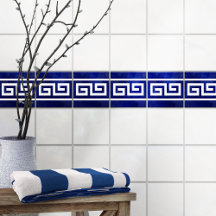 Greek Meander Key Border Tile