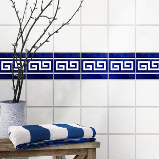 Greek Meander Key Border Tile