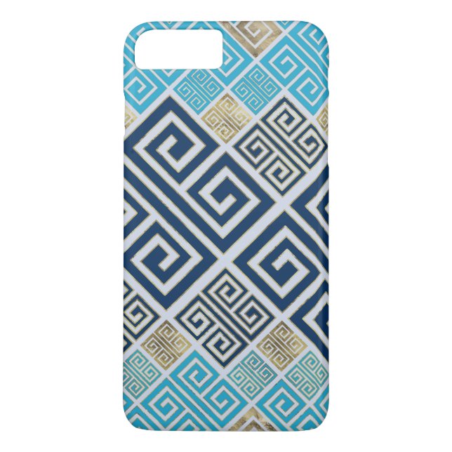 Greek Meander Pattern - Greek Key Ornament Case-Mate iPhone Case (Back)