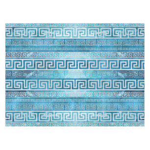 Greek Meander Pattern - Greek Key Ornament Tablecloth