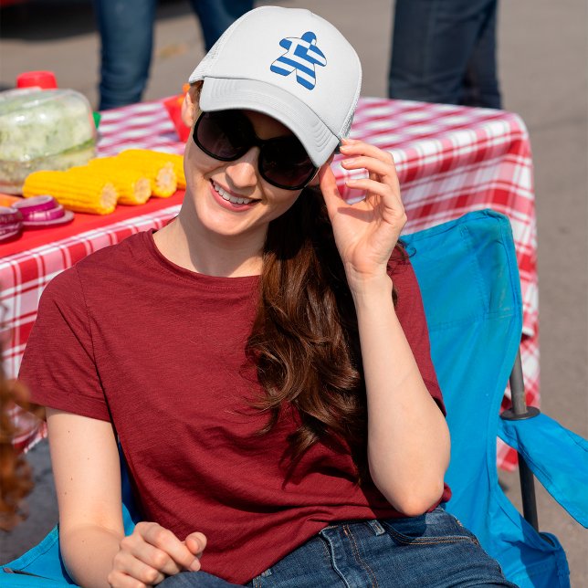 Greek Meeple Trucker Hat (Creator Uploaded)