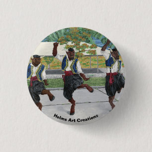 Greek Minotaurs Dance Fantasy Art Button