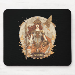 Greek Mythology_ Athena, Goddess Of Wisdom And War Mouse Pad