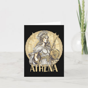Greek Mythology_ Athena The Goddess Of Wisdom And Card