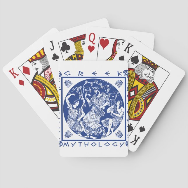 Greek Mythology - Blue Playing Cards (Back)