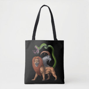 Greek Mythology Chimera Tote Bag