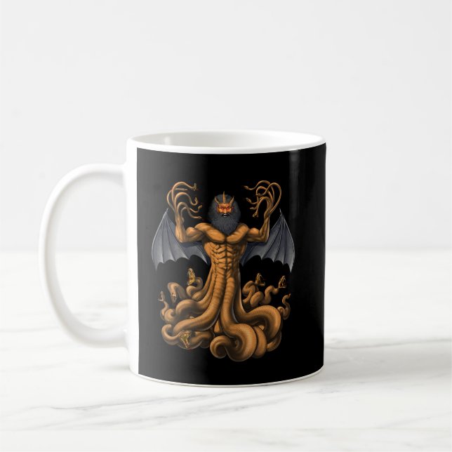 Greek Mythology Creature Typhon Coffee Mug (Left)
