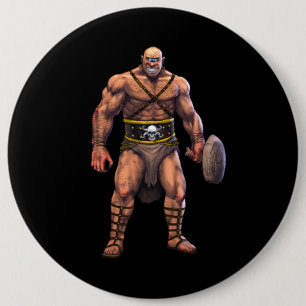 Greek Mythology Cyclops 6 Inch Round Button