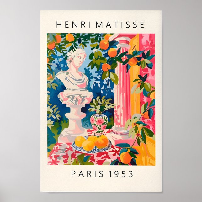 Greek Mythology Decor, Antique Statue Poster, Mati Poster (Front)