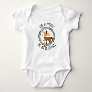 Greek Mythology Gift Centaur of Attention Gift Baby Bodysuit